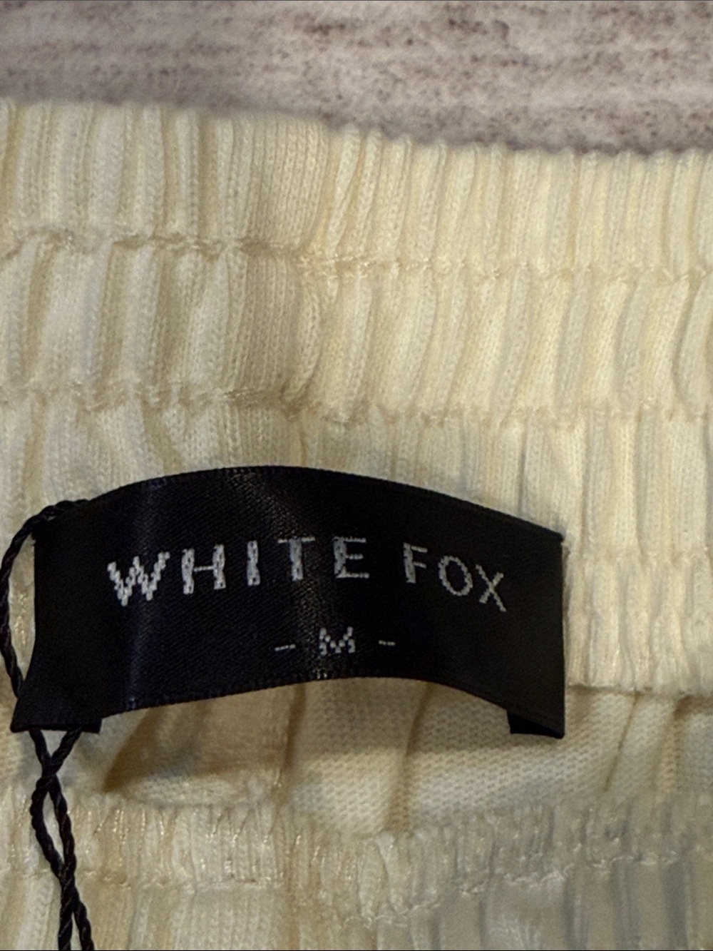 NWT White Fox Make Me Promises Pants Cream womens medium - Picture 3 of 14